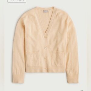 J CREW SIZE XS-SMALL Cashmere patch-pocket cardigan CB881 $228
